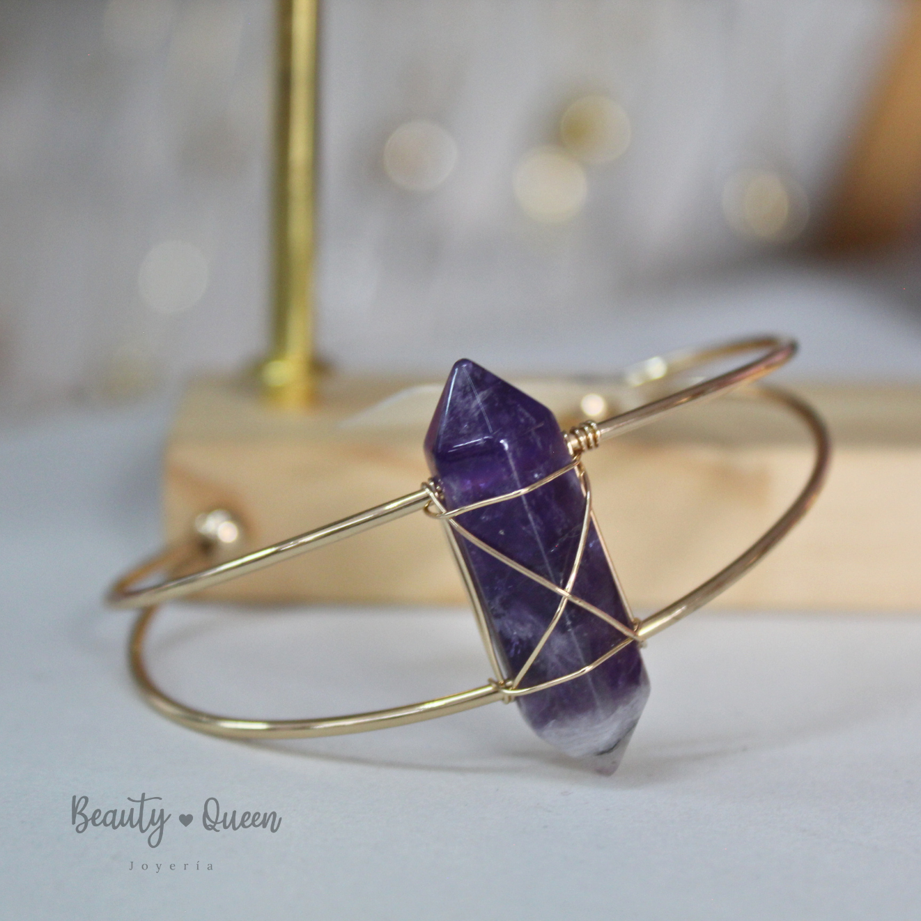 Brazalete Cuarzo Amatista