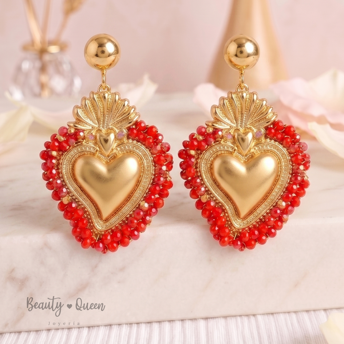 Aretes Corazón Bonito