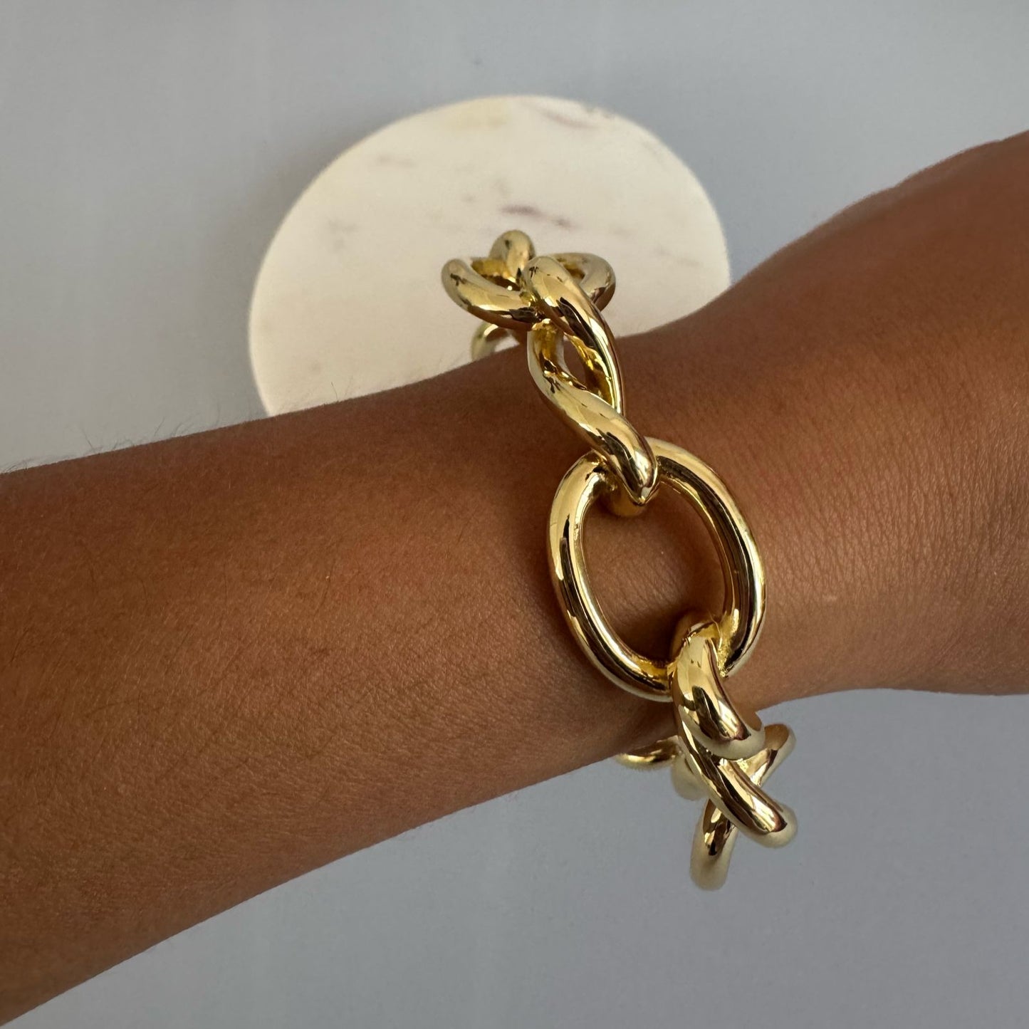Brazalete Eslabones Rigido