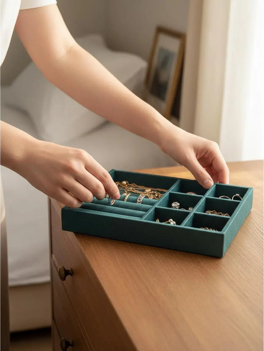 Organizador de Anillos Esmeralda