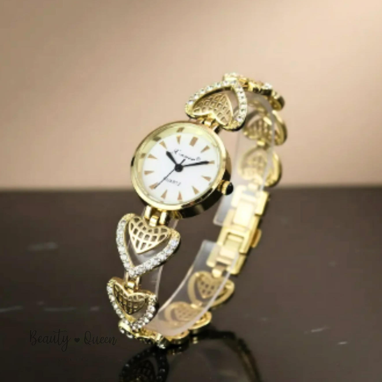 Pulsera Reloj Corazones