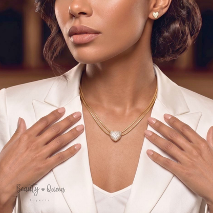 Juego Collar y Aretes Camila