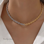 Collar Cadena Torsal Bitono