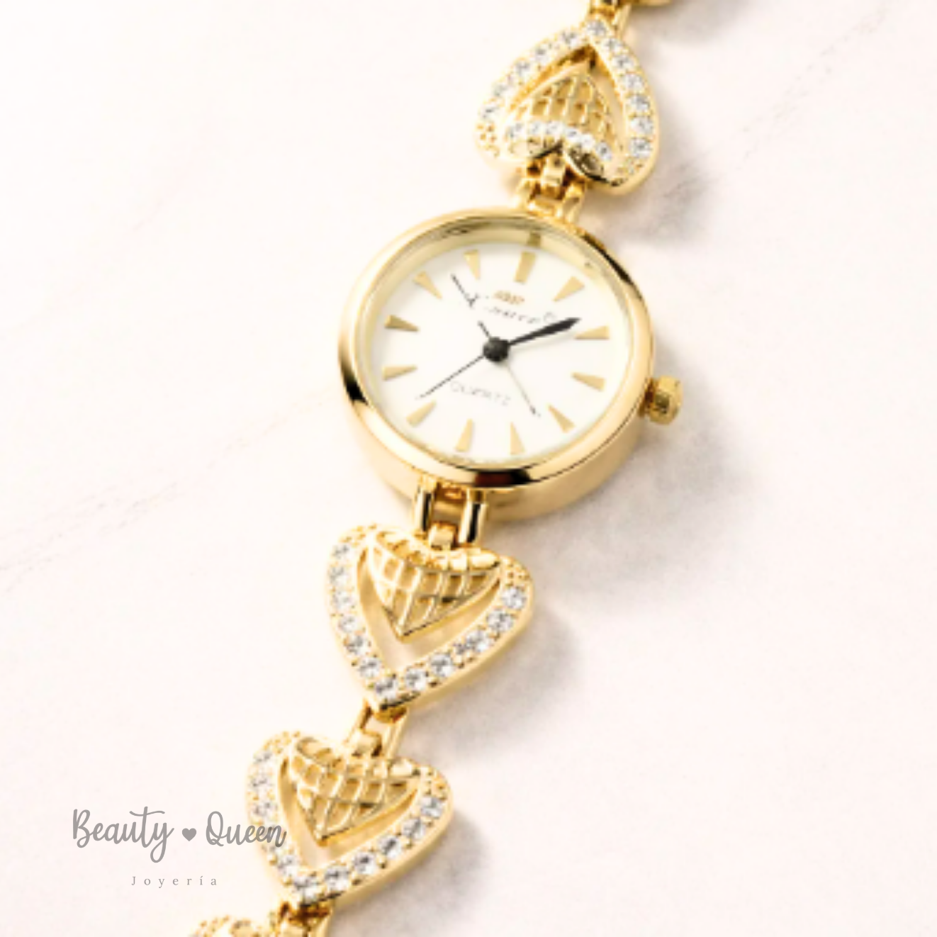 Pulsera Reloj Corazones