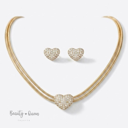 Juego Collar y Aretes Camila