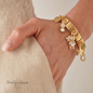 Brazalete Italiano Osito Made With Love