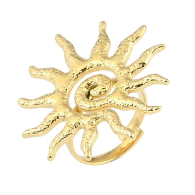 Anillo Sol Espiral